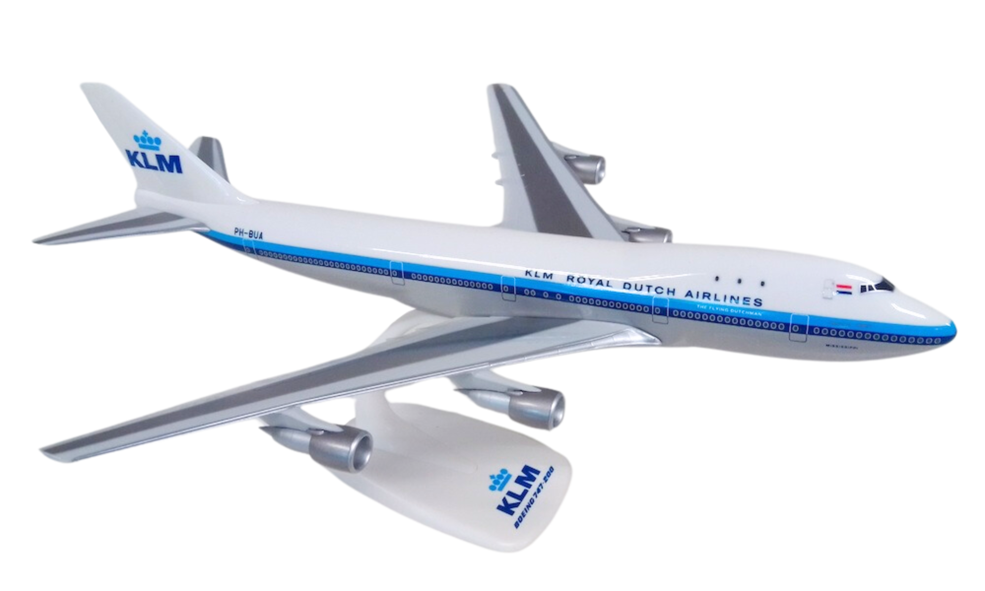 KLM Boeing B747-200SUD 1st Livery PH-BUA Model